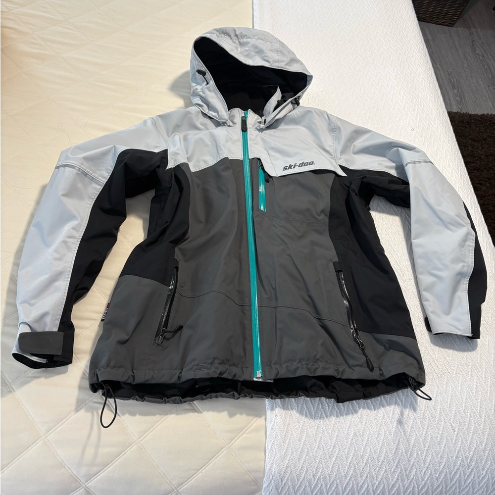 Ski-Doo Women's Snow Jacket - Black and Gray